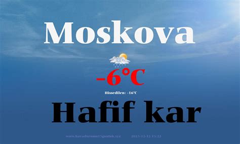 moskova hava durumu